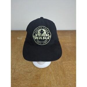 Vintage Star Wars 20th Anniversary Twenty Years 1977-1997 Hat Cap Black Logo VTG